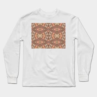 Aztec , Navajo Striped Pattern Long Sleeve T-Shirt